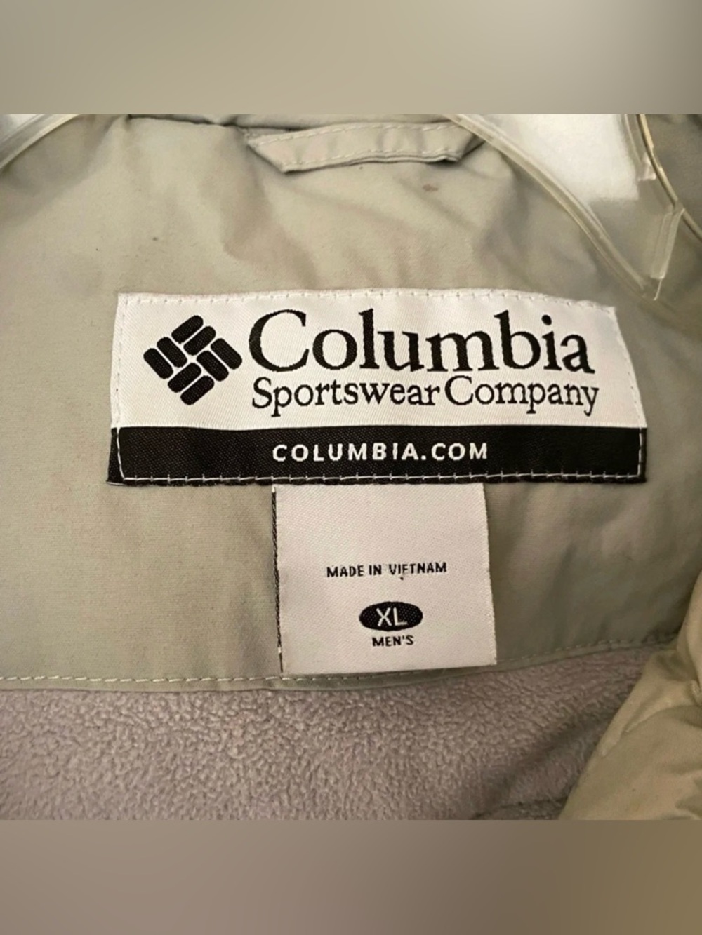 Columbia Fleece Lined Winter Coat Size XL - Picture 3 of 4